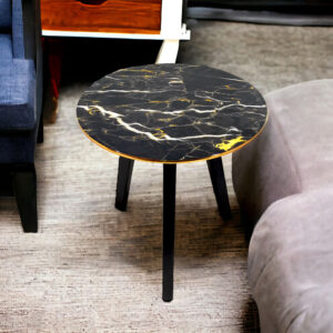 Wooden Side Table - YellowMarble