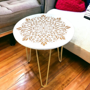 Metal Side Table D014WG