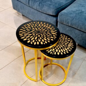 AURA-GFlower(B) Nesting Side Table