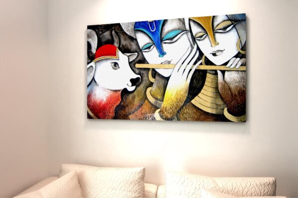 Canvas Wall Painting LordKrishna002