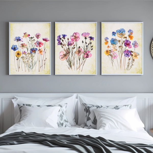 Framed Wall Art - WildFlower-302