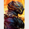 Metal Wall Poster Black Panther