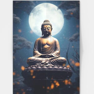 Metal Wall Poster Buddha101