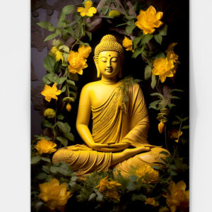 Metal Wall Poster Buddha102