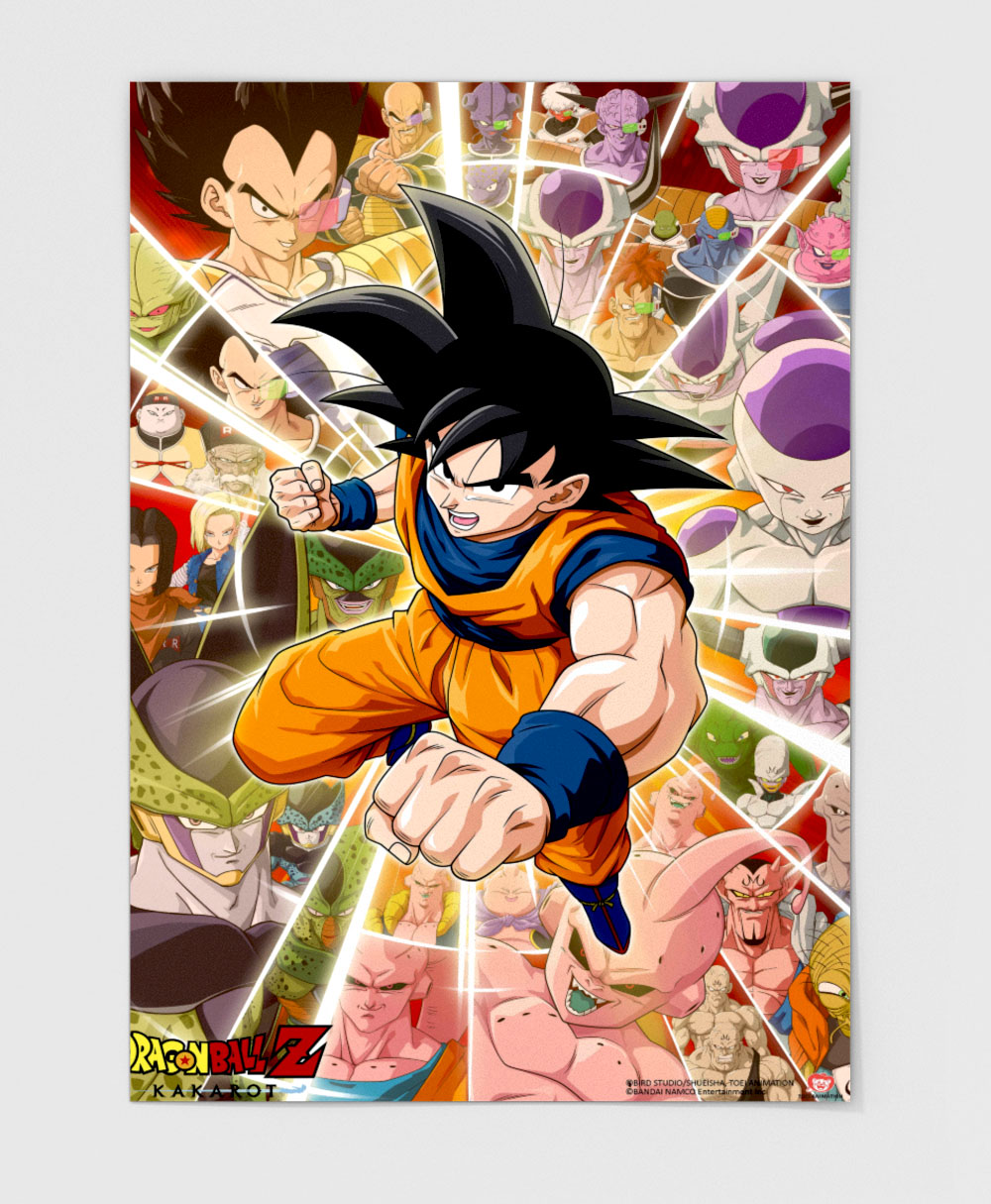 Metal Wall Poster Dragon Ball Z