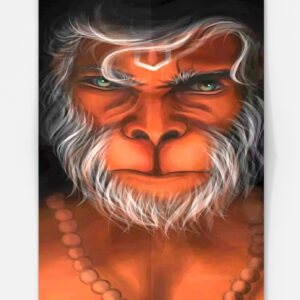 Metal Wall Poster Hanumanji-001