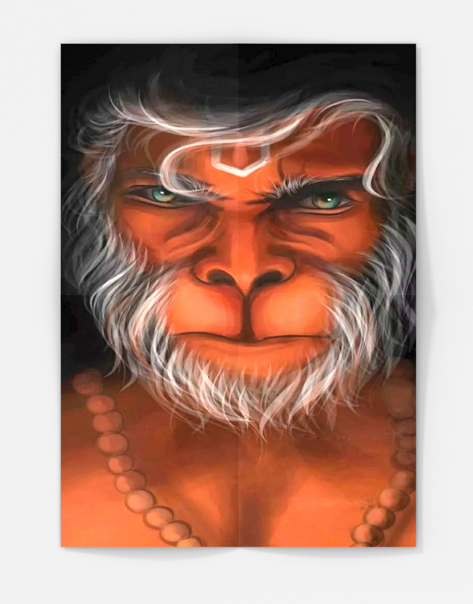 Metal Wall Poster Hanumanji-001