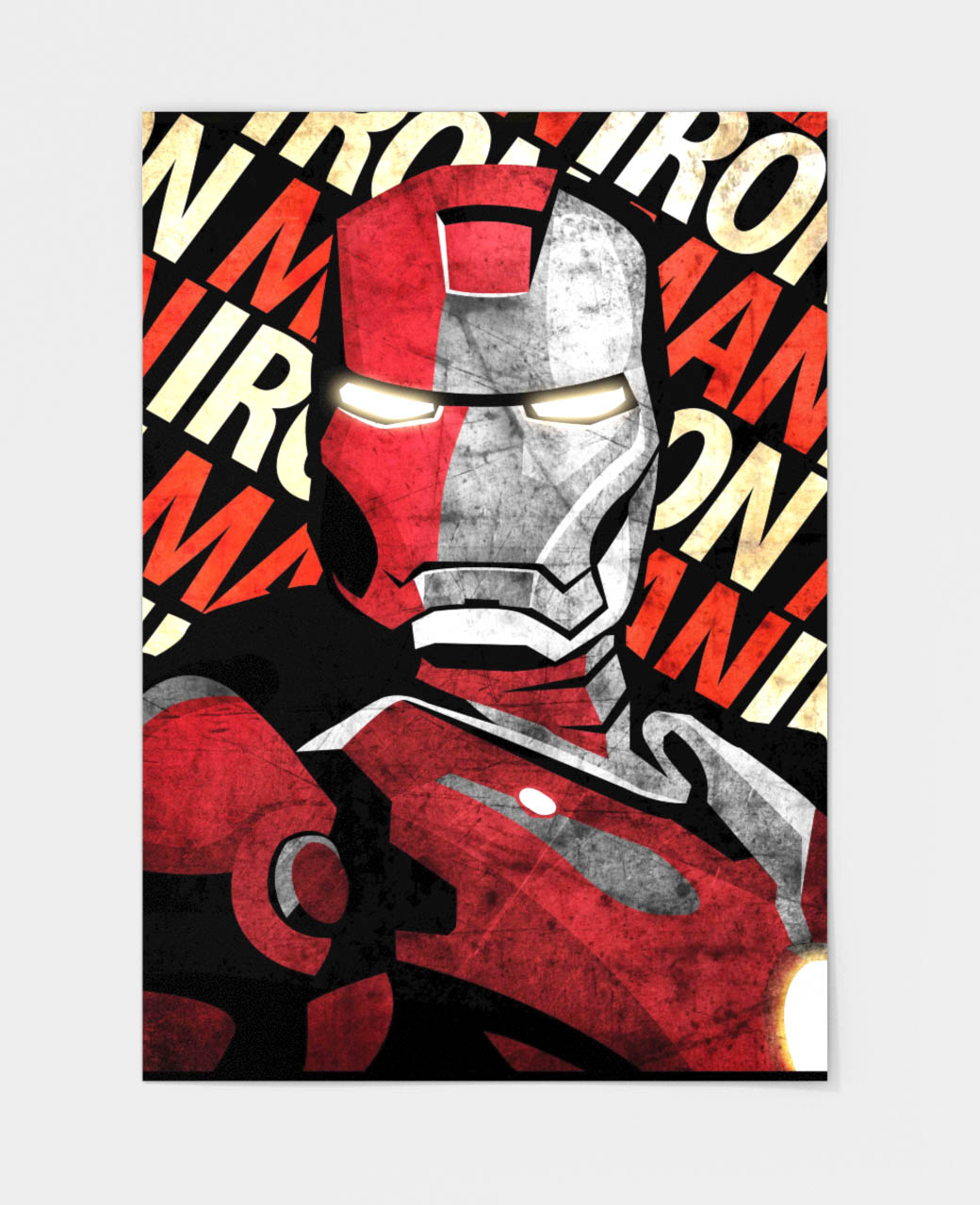 Metal Wall Poster Iron Man-001