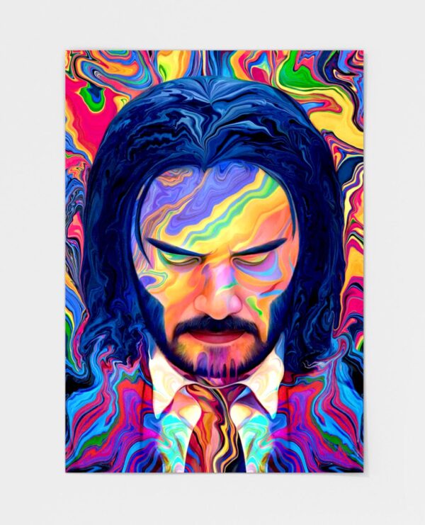 Metal Wall Poster John Wick