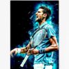 Metal Wall Poster Novak Djokovic