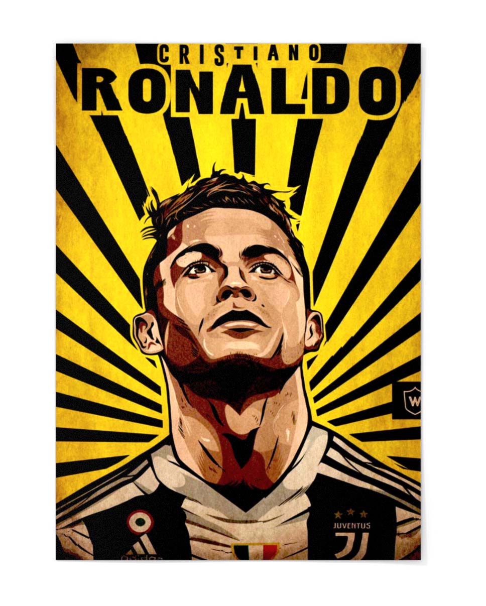 Metal Wall Poster Ronaldo