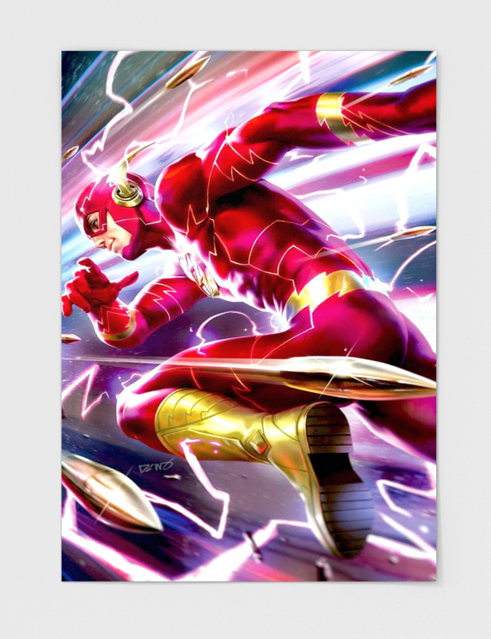 Metal Wall Poster The Flash