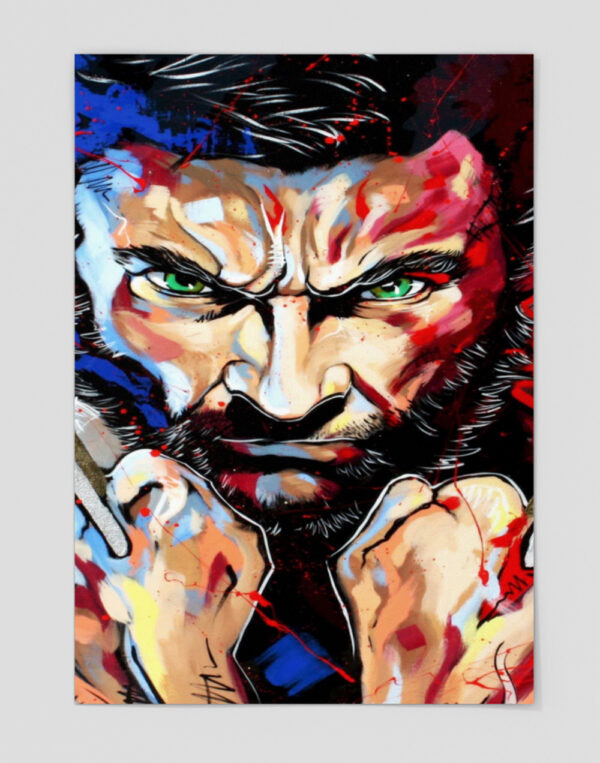 Metal Wall Poster Wolverine-001