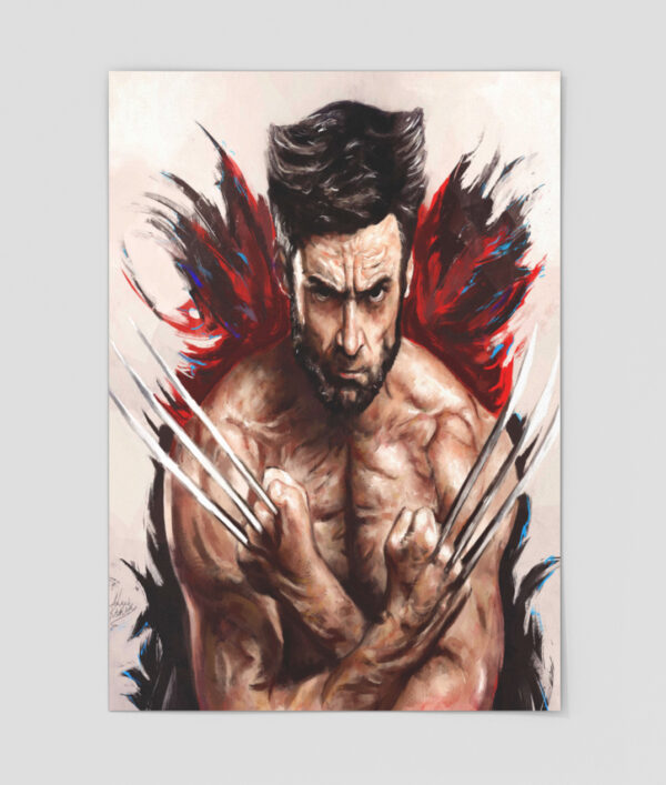 Metal Wall Poster Wolverine-002