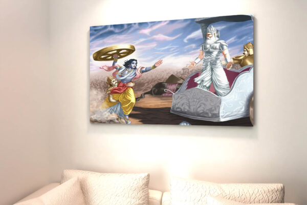 Canvas Wall Painting LordKrishna006