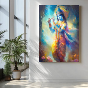 Canvas Wall Paintings LordKrishna012