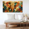 canvas wall painting Elephant-2102