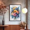 Digital Wall Art Floral-102