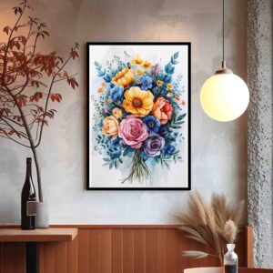 Digital Wall Art Floral-102