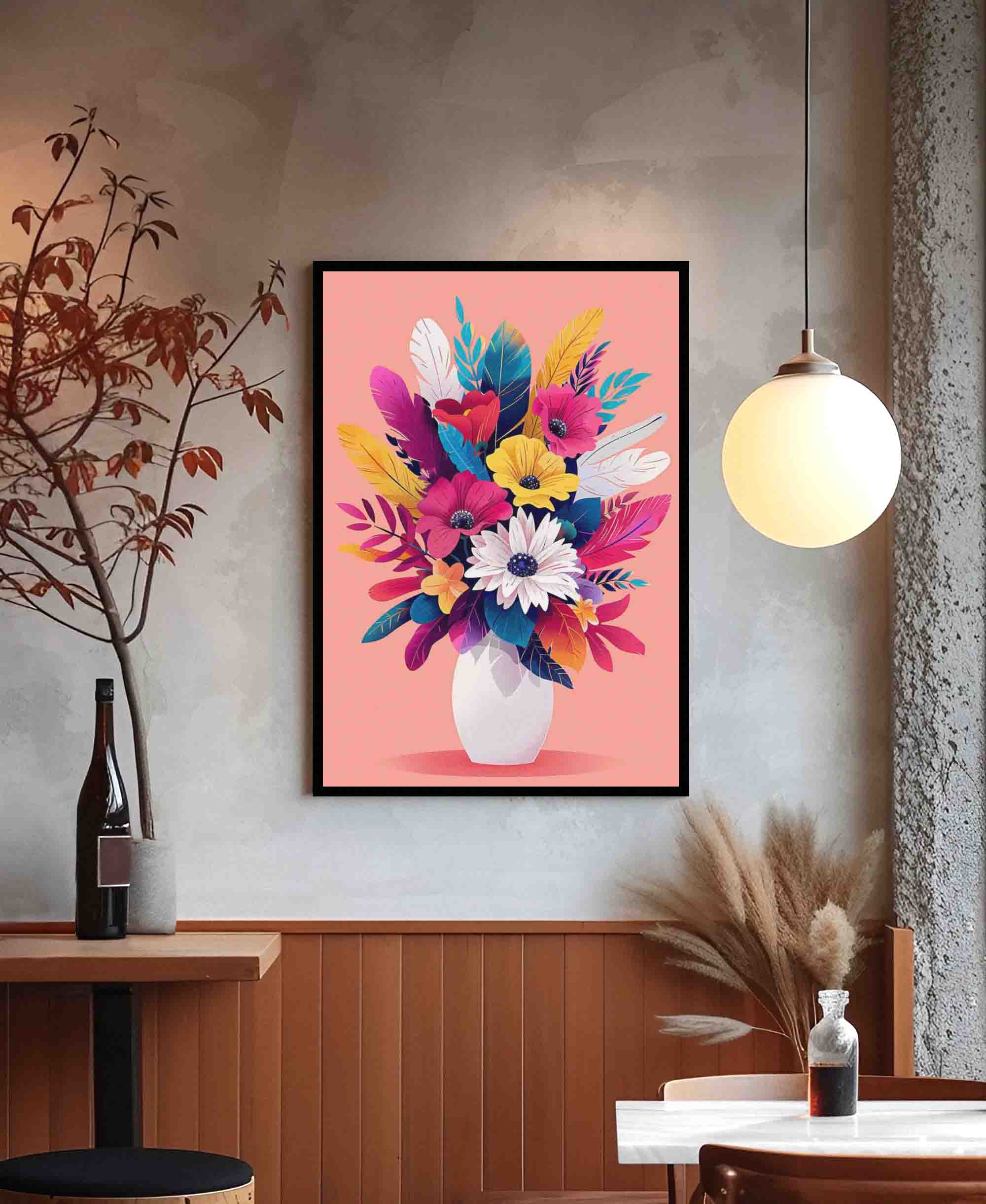 Digital Wall Art Floral-103