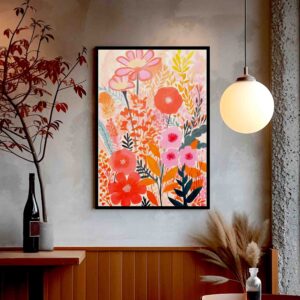 Digital Wall Art Floral-105