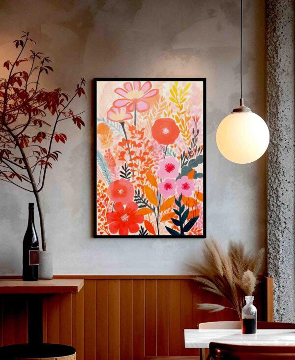 Digital Wall Art Floral-105