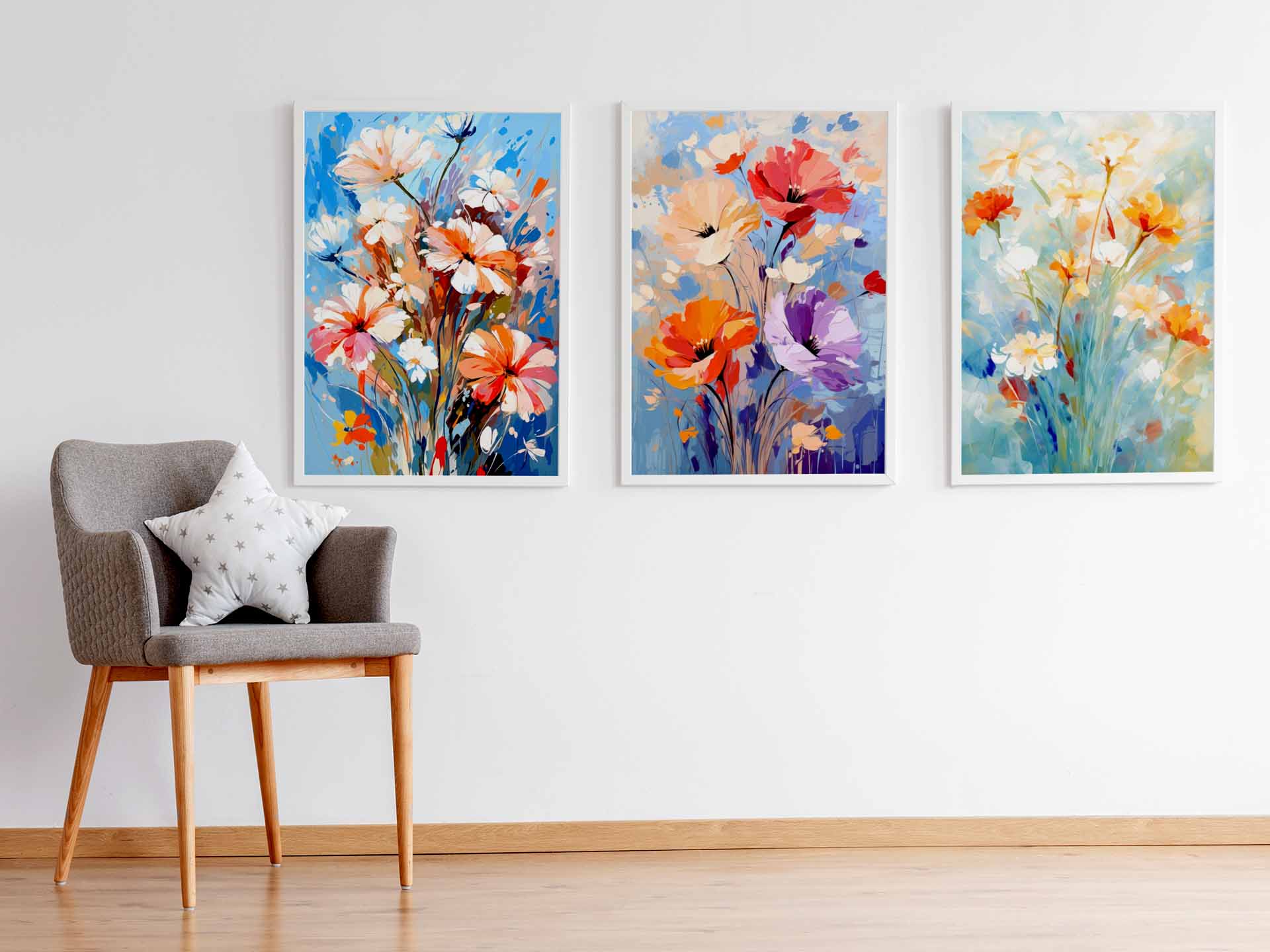 Digital Wall Art Floral-306