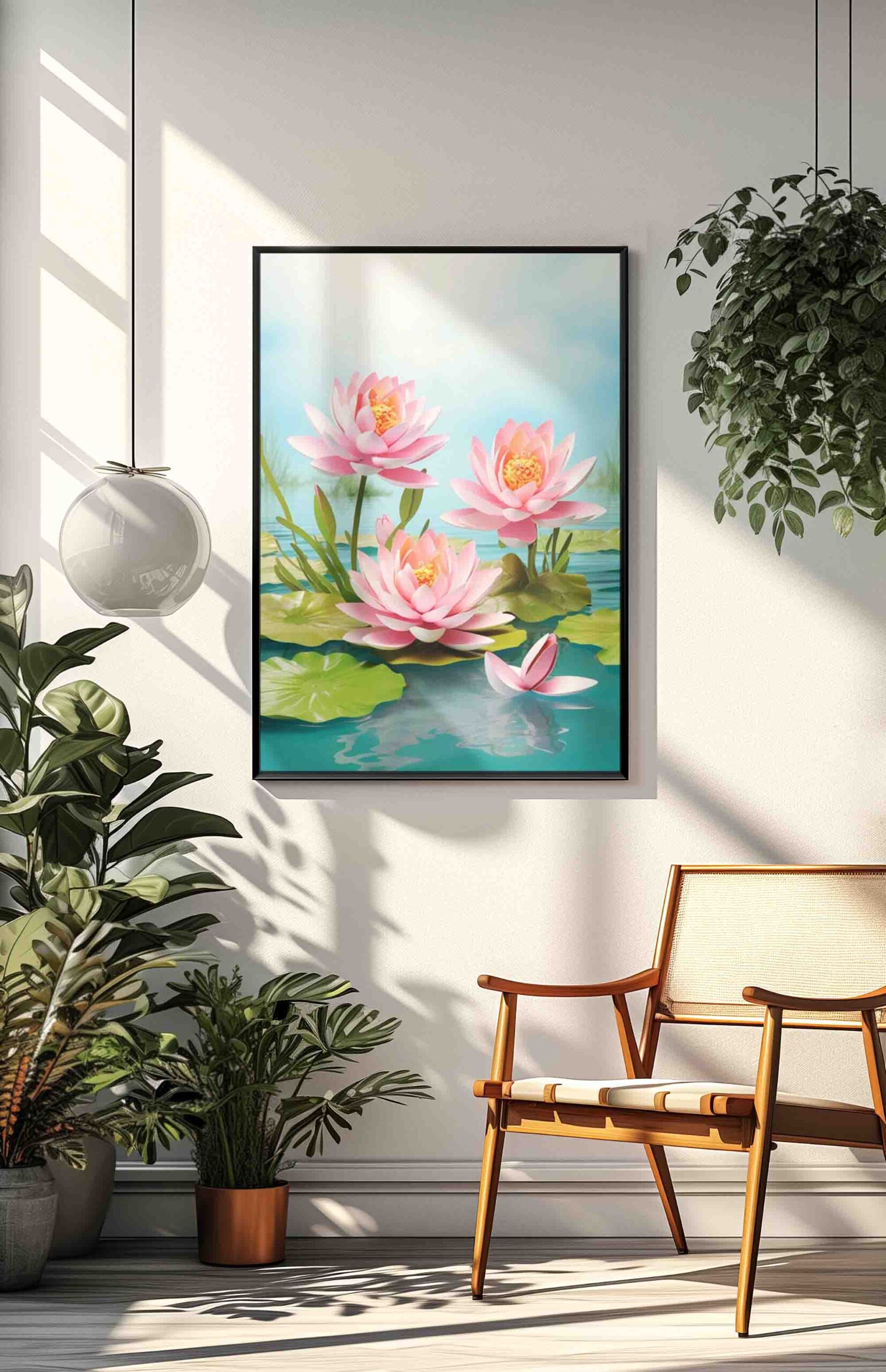 Digital Wall Art LotusFlower101