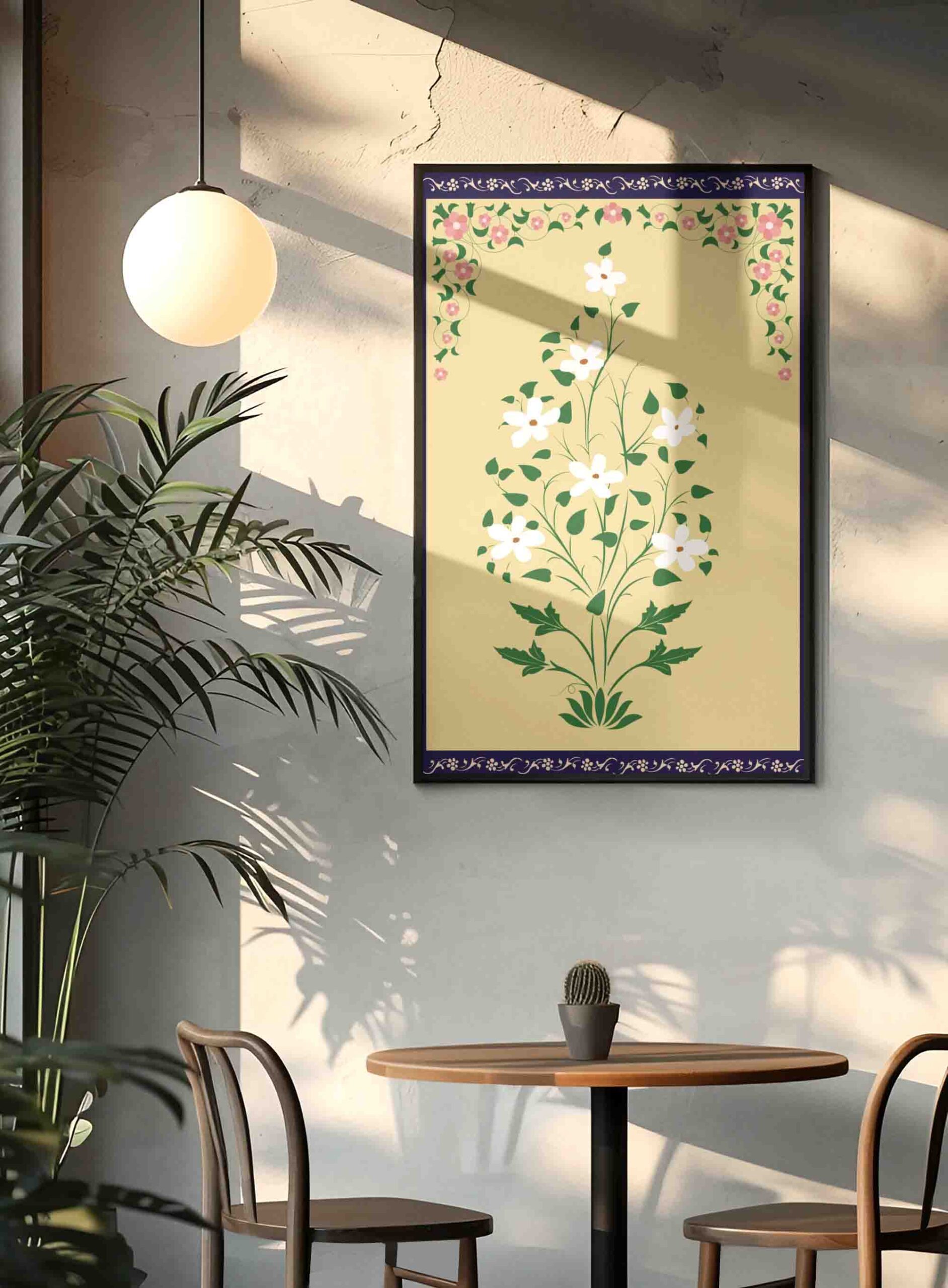 Digital Wall Art MughalFlower-103