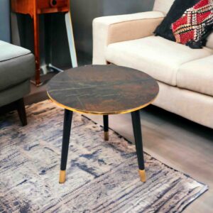 Wooden Side Tables 3WL-BrownMarble