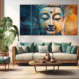 Multi Panel Wall Art MWP-Buddha001