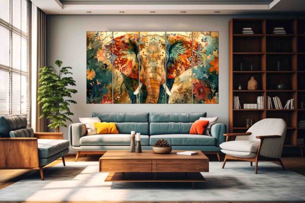 Multi-Panel Wall Art MWP-MWP-Elephant501