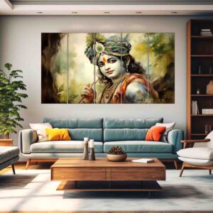 Multi-Panel Wall Art MWP-LordKrishna011