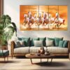 Multi-Panel Wall Art MWP-RunningHorses502