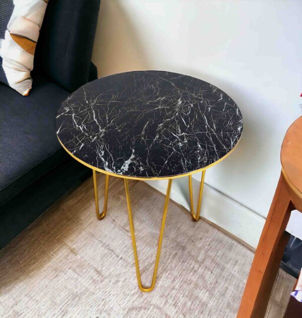 Marble Side Tables 3S-B&WMarble