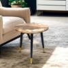 Side Table 3CS-BrownMarble01-