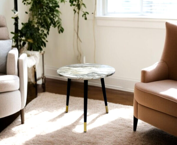 Side Table 3CS-CremaMarble003