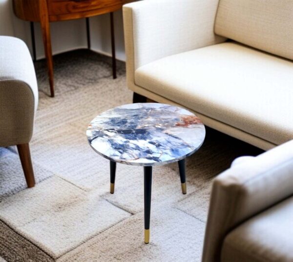 Side Table 3CS-White&BlueMarble002