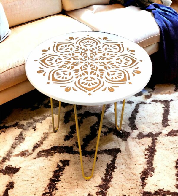 Metal Side Table D003-WG