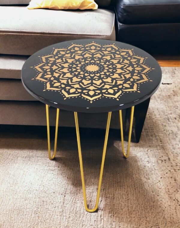 Metal Side Tables D007-BG