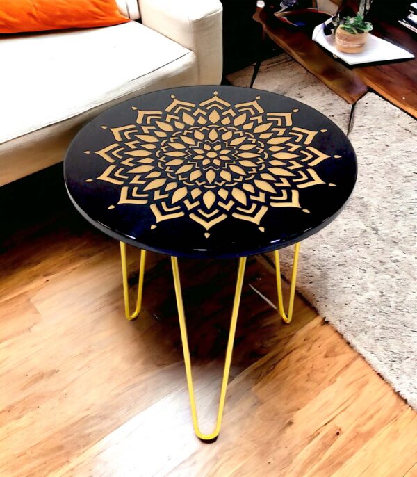 Metal Side Table D008-BG