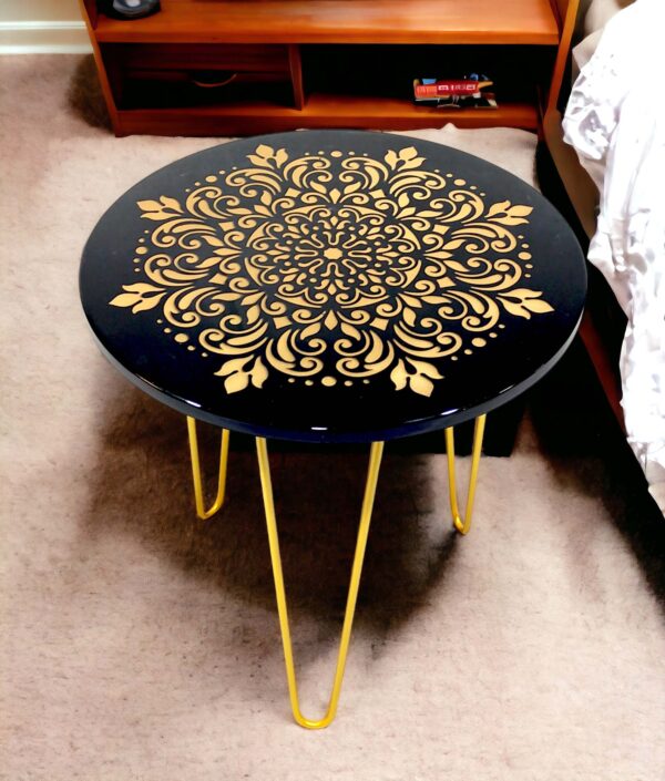 Metal Side Table D014-BG