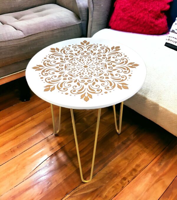 Metal Side Table D014-WG