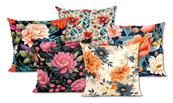 Bold Garden Bloom Cushion Cover