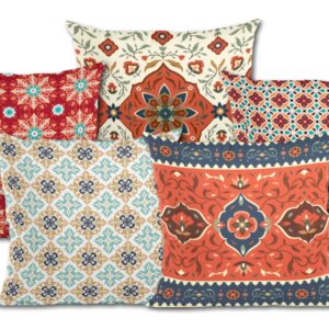 Soft Clay & Terracotta Designs Printed Cushion Covers