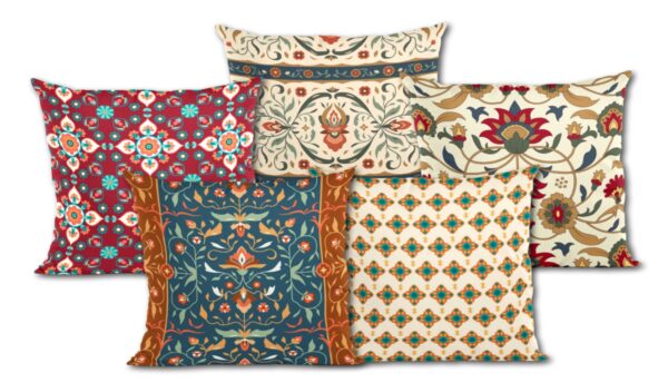 Mediterranean Mosaic Printed Cushion Covers