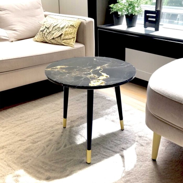 Side Table 3CS-Black&GoldMarble02
