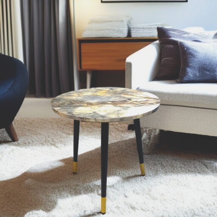 Side Table 3CS-CremaMarble002