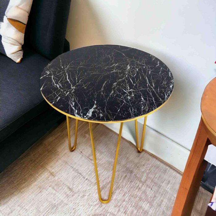 Marble Side Tables 3S-B&WMarble