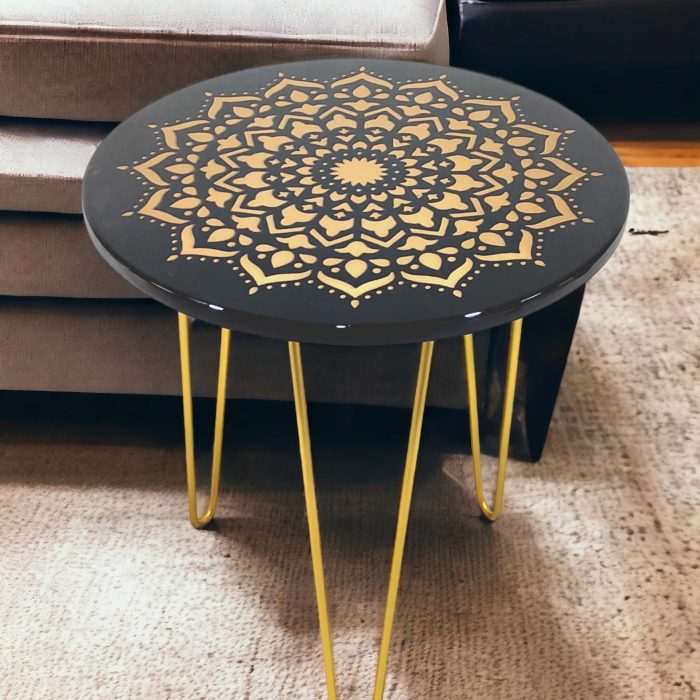 Metal Side Tables D007-BG